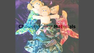 How To Make A Cabbage Patch Doll Mermaid Outfit - PART 1 | Choose Your Materials