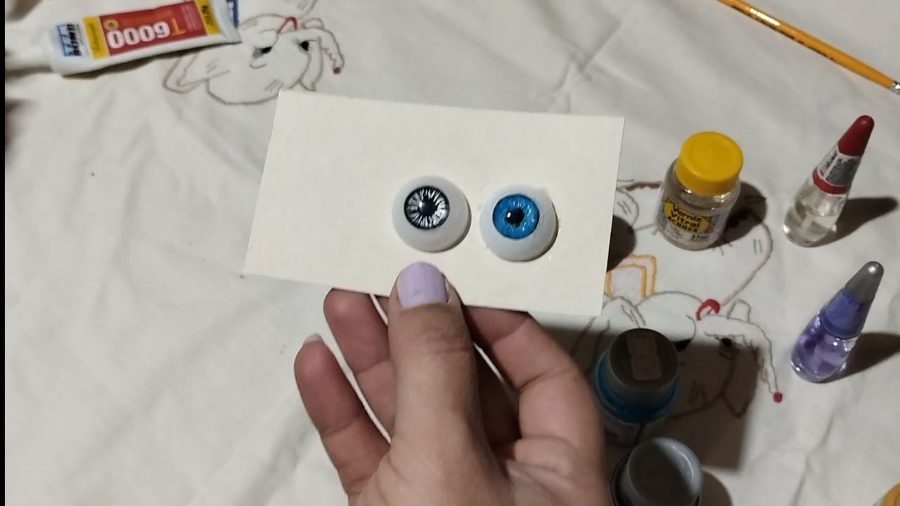 Como mudar a cor do olho da boneca e torna -lo mais realista #restauracaodebonecas #olhosdeboneca