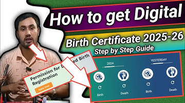 How to Apply Digital Birth Certificate in 2025/Old Birth to Digital Birth/CRS Big Updates/CSC News