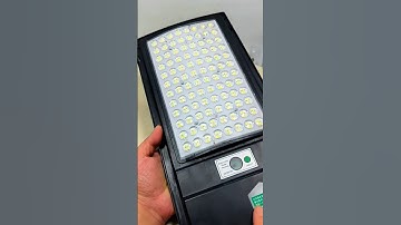 Solar Street Light 70LED Motion Sensor with 3Modes Auto On/Off Dusk to Dawn Waterproof 🪩 #shorts