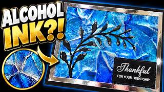 I Used Alcohol Ink DIFFERENTLY… LOOK What Happened! 😳