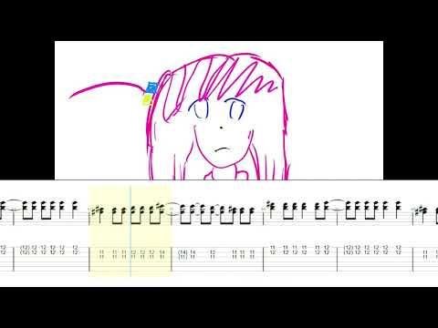 ぼっちざろっく　tab エレキギターの大人気曲】ぼっち・ざ・ろっく【ギターと孤独と