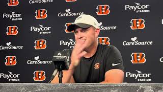 Zac Taylor says his team is healthy and ready to finalize preparation for the Browns Sunday ￼