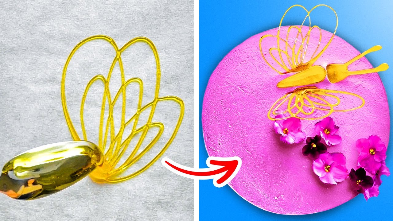 IMPRESSIONANTI DECORAZIONI CON IL CARAMELLO E IL CIOCCOLATO