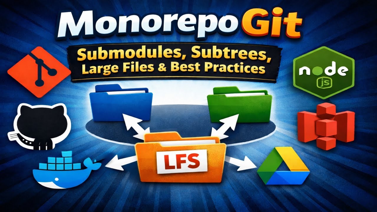 Monorepo Git: Master Submodules, Subtrees & LFS - YouTube