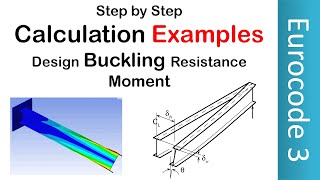 Calculation Examples of Design Buckling Resistance Moment | Lateral Torsional Buckling | Eurocode 3