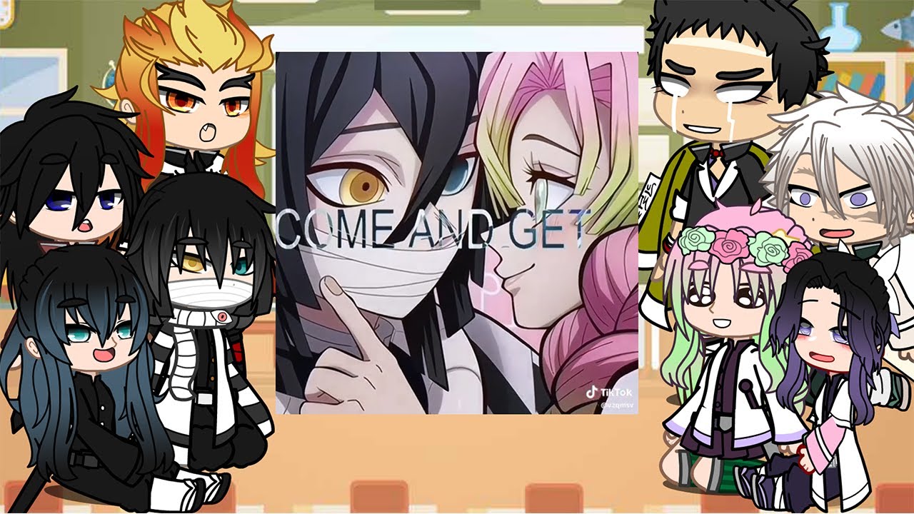 ✨ Реакция Хашира на Обаная Игуро и Мицури Канродзи || Полная версия || Спойлеры Убийцы Демонов!!!...