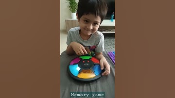 playing memory game is fun!