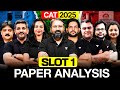 CAT 2025 SLOT 1 PAPER ANALYSIS || LIVE Detailed Section-Wise Analysis + Expected Score