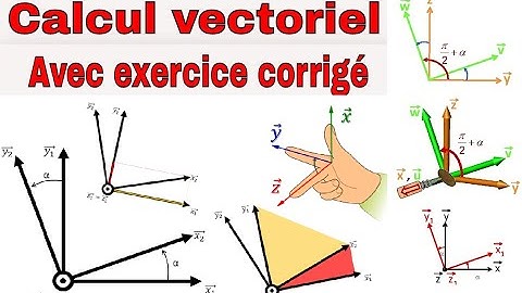 CALCUL VECTORIEL _ exercices corrigés