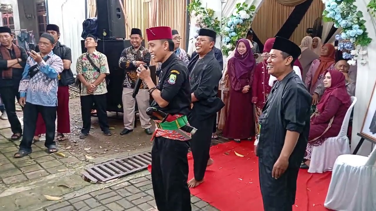 Palang pintu..mandor turun buka maenan.. #palangpintu #senibudaya #hajatan #wedding #betawi