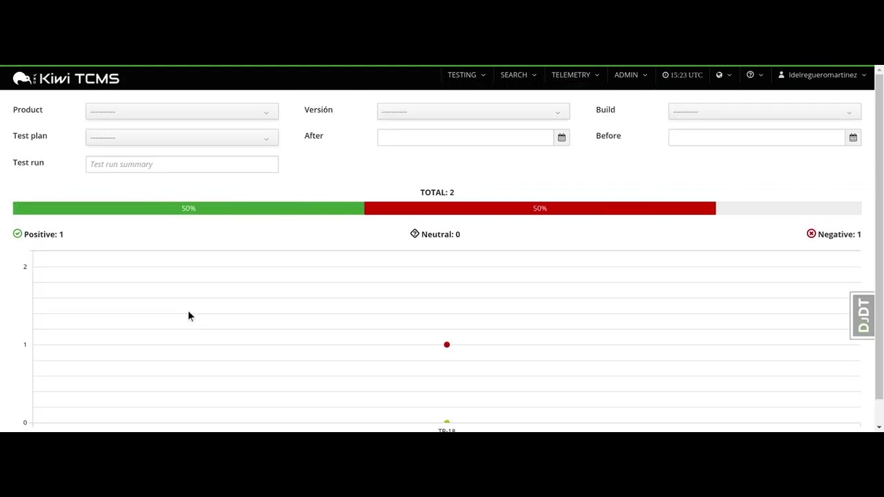 Reportes de Pruebas en Kiwi TCMS - YouTube