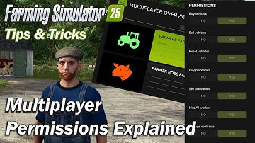 Multiplayer Permissions Explained for Farming Simulator 25