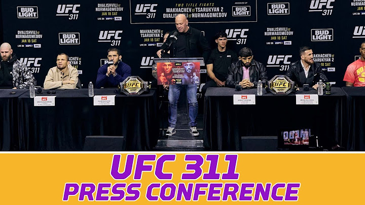 სრული UFC 311 პრესკონფერენცია | MMA Fighting
