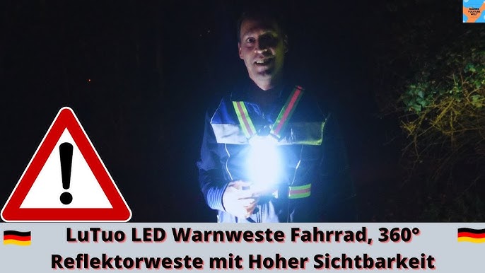 StreetGlow Warnweste mit LED-Licht 