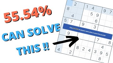 55.54% can solve this sudoku puzzle | Daily Challenge | June 30