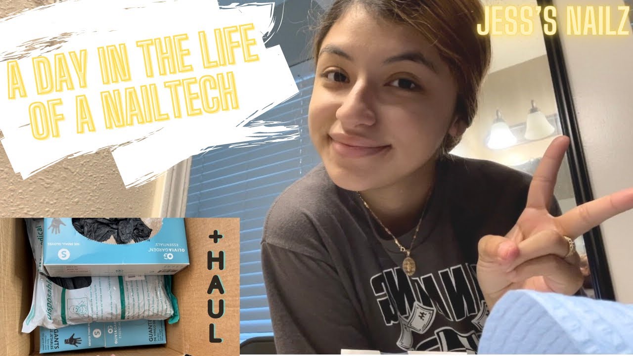 A DAY IN THE LIFE OF A NAIL TECH YouTube