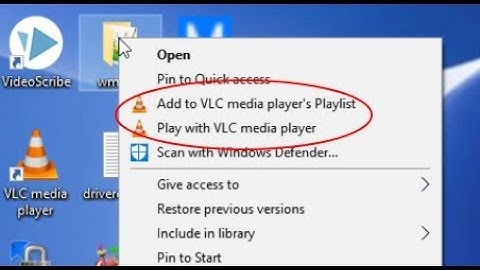 Remove play with VLC, add to VLC playlist from Right Click Context Menu