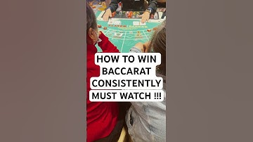 Thumbnail of Baccarat Strategies To Win Consistently 2025 MUST WATCH !!  #shorts #baccarat #casino #hardrock
