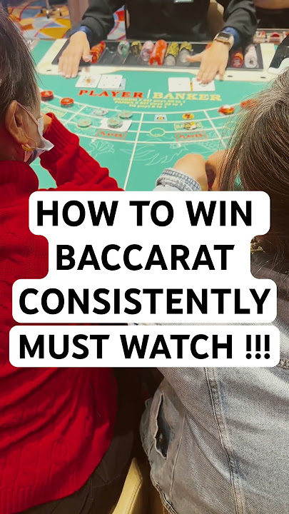 Baccarat Strategies To Win Consistently 2025 MUST WATCH !!  #shorts #baccarat #casino #hardrock