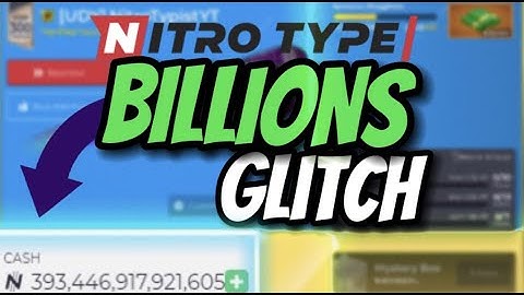 GET A BILLION NITRO TYPE CASH IN ONE RACE!?