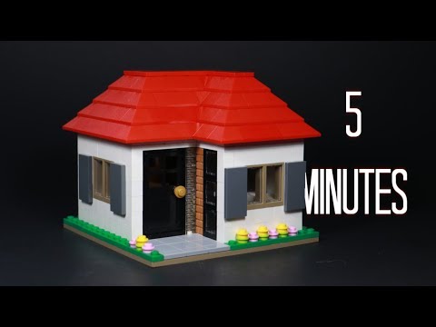 Make A BASIC LEGO House in 5 Minutes!!