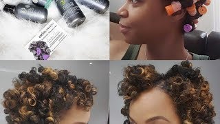 Perm Rod set with Design Essentials Almond and Avocado Line by NaturalCanadianGirl 3,558 views 6 years ago 4 minutes, 9 seconds