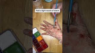 Liquid Latex SFX Hand Burn