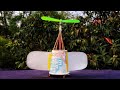How to Make RubberBand cup helicopter | How To Make Helicopter from paper cups | How to make plane |