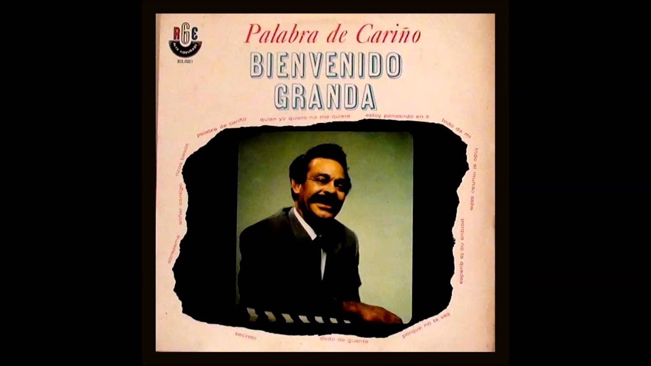 Lp Bienvenido Granda (canta Angustia ) Original Hbs