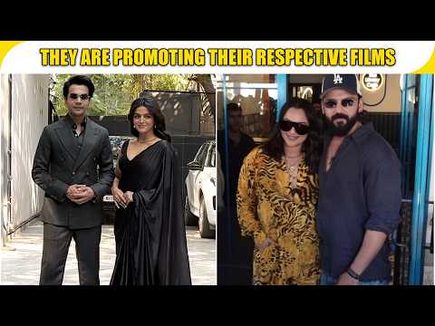 Wamiqa Gabbi & Rajkummar Rao for ‘Prahaar’ | Sonakshi Sinha & Zaheer Spotted for ‘Tu Hai Meri Kiran’