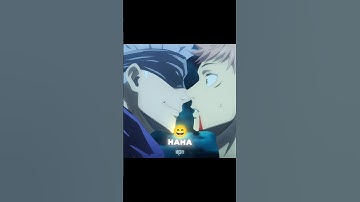 GOJO was about to kiss YUJI 💀 [ JJK ANIME/MANGA EDIT ] #shorts