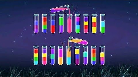 how complete misson color water sort game video#gaming #trending