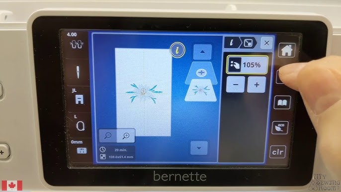 Test brodeuse B70 déco Bernette - Mimousk