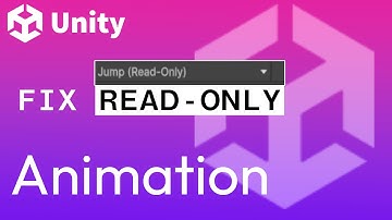 How to FIX Read-Only Animations inside Unity)