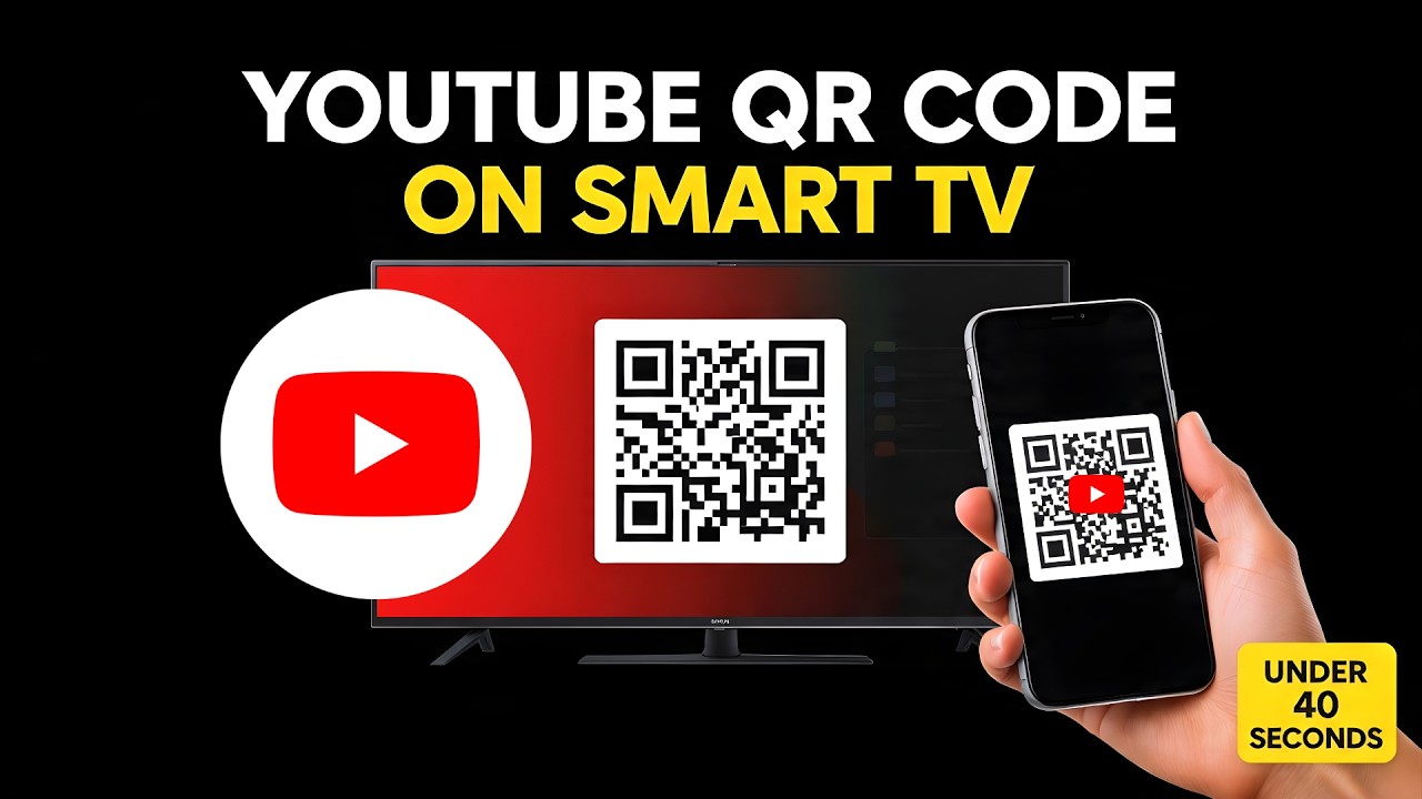 How To Scan Youtube QR Code on Smart TV | Login Youtube With Scanner ...