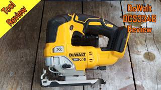 Jig Saw DeWalt 20 volt DCS334B Review and cutting Demonstration