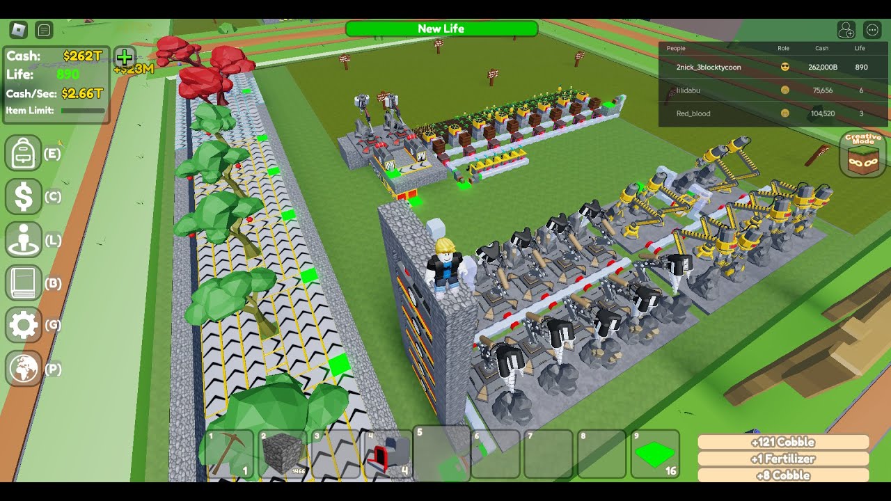 FunzPlayz! - Multi (Farm)! [Life:890] #1 in Roblox : Block Tycoon ⛏️ ...