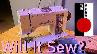 Watch Me Service This Old Chandler by Bernina 950 Industrial Sewing Machine