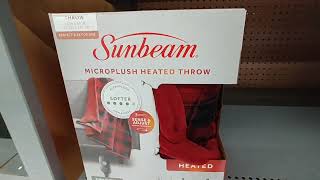 Electric Blankets at Walmart - Nov. 2022