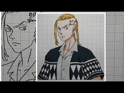 Vẽ Draken trong tokyo revengers - YouTube