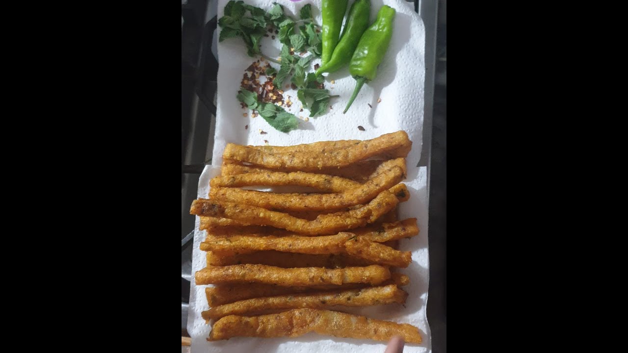 how to make potato sticks chip at home - YouTube