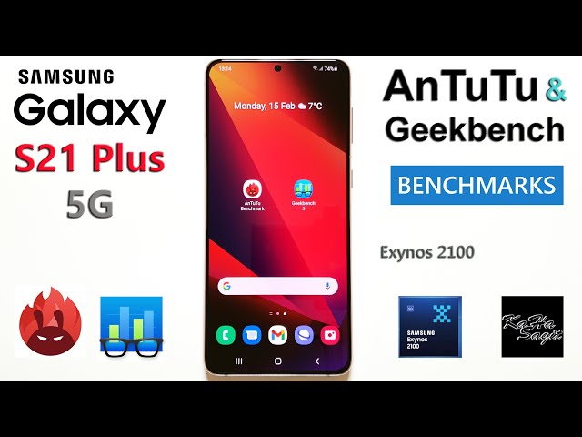 Samsung Galaxy S21 Plus 5G Phantom Red - Unboxing & Close Ups 