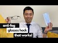 How To Stop Your Glasses From FOGGING While Wearing a Mask | Doctor Steve