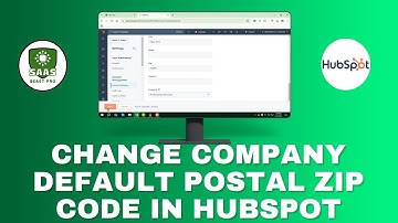 How to Change the Company Default Postal Zip Code in HubSpot - Detailed Tutorial {2025}