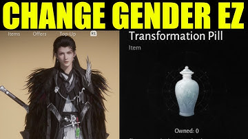 Where winds meet - how to change your gender (Change body type) | transformation pill