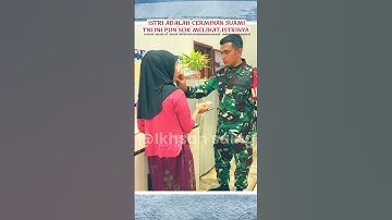 tni ini kaget ketika istrinya beraksi🤣 #viralshort #tni #short #news #ngakak #hit #lucu #komando