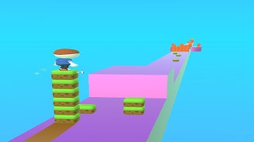 Food Cube Surfer:Surf Ride - All Levels Gameplay Android,ios