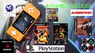 Anbernic RG28XX playing PSP and PlayStation games #anbernic #handheld #rg28xx #psp #playstation