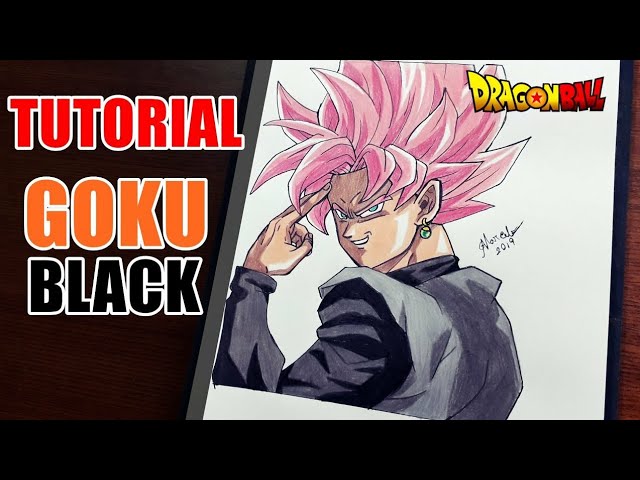 COMO DESENHAR O GOKU BLACK #1 - passo a passo 